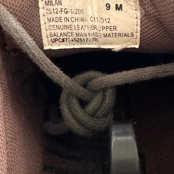 Streetcars ASC Milan Men's Brown Leather Comfort Oxford Lace up Size 9M Shoes - Picture 6 of 7